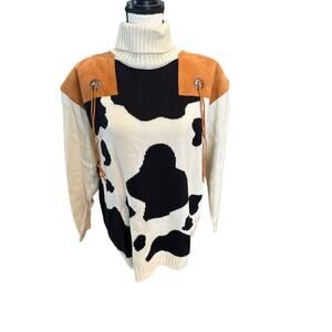 Women’s Outlander Vintage Southwestern Turtleneck Sweater. Size 2X